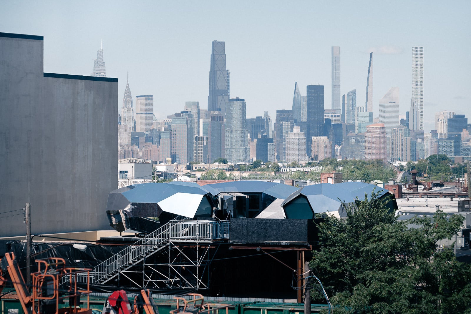 The VIP cabins built for the ill-fated Brooklyn Mirage are for